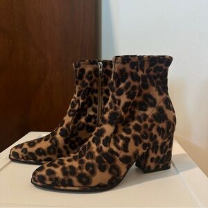 Mark Fisher Cheetah Print Booties
